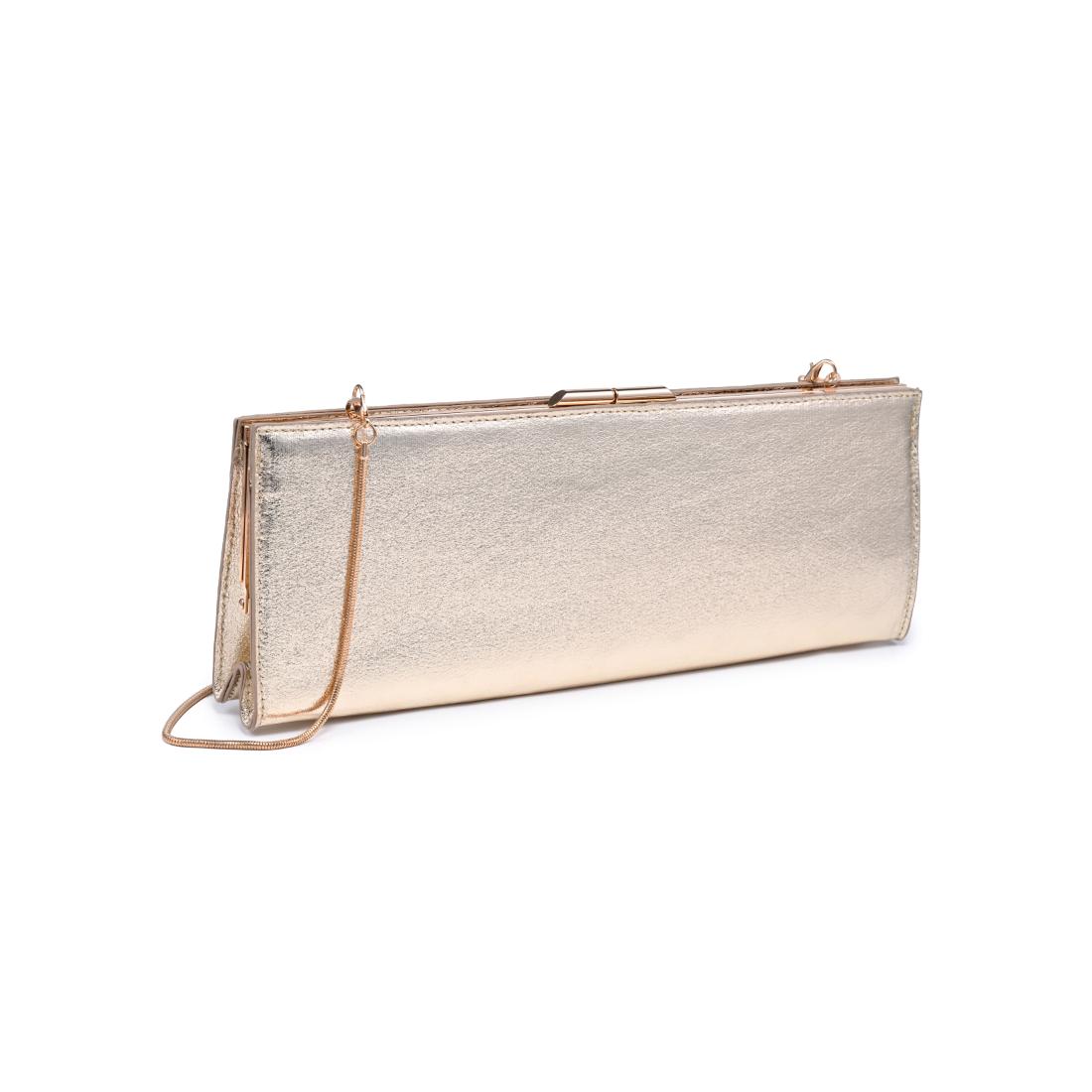 Urban Expressions Nazlee - Met Clutch 840504212666 View 6 | Gold