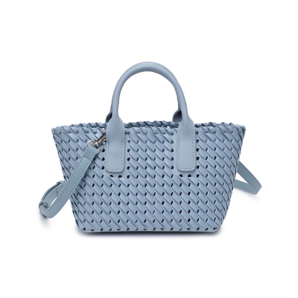 Woman wearing Denim Urban Expressions Paisley Tote 840611126344 View 5 | Denim