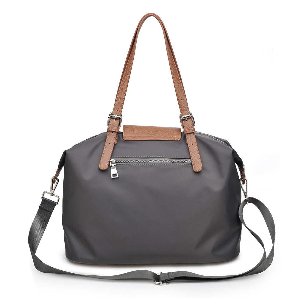 Product Image of Urban Expressions Justine Satchel NA-840611157751 View 3 | Charcoal