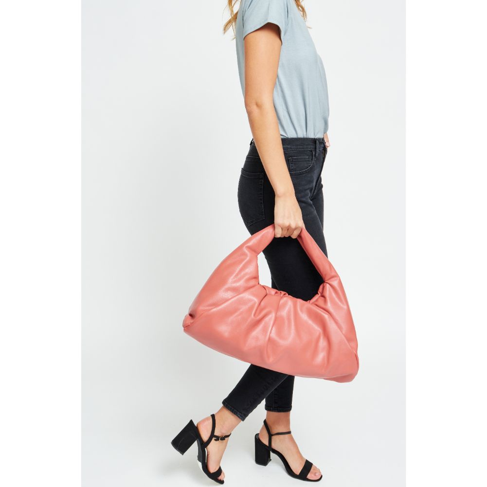 Woman wearing Rosewood Urban Expressions Rochelle Hobo 840611174826 View 1 | Rosewood