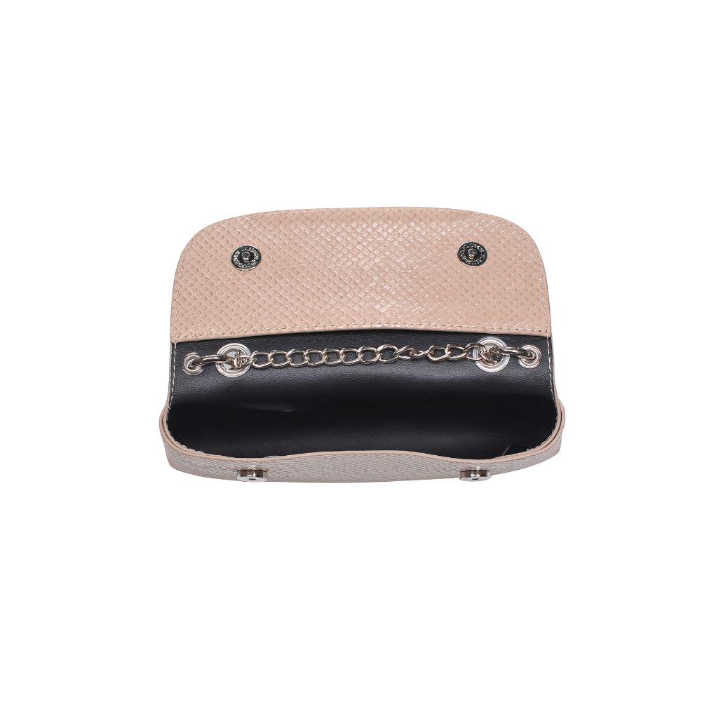 Woman wearing Nude Urban Expressions Teagan Crossbody 818209011600 View 9 | Nude