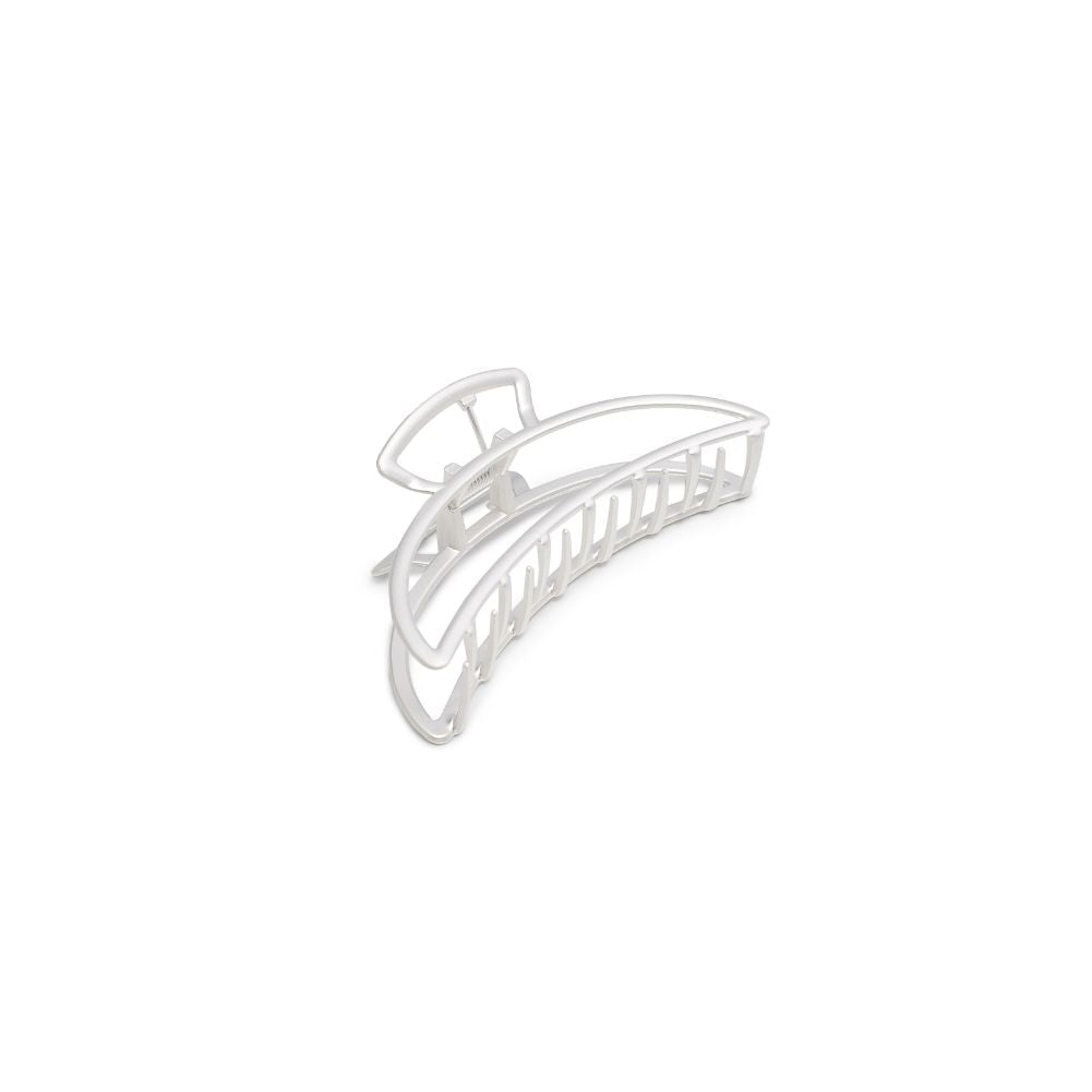 Urban Expressions Large Cutout Metal Claw Hair Claw 818209013611 View 1 | Matte Silver