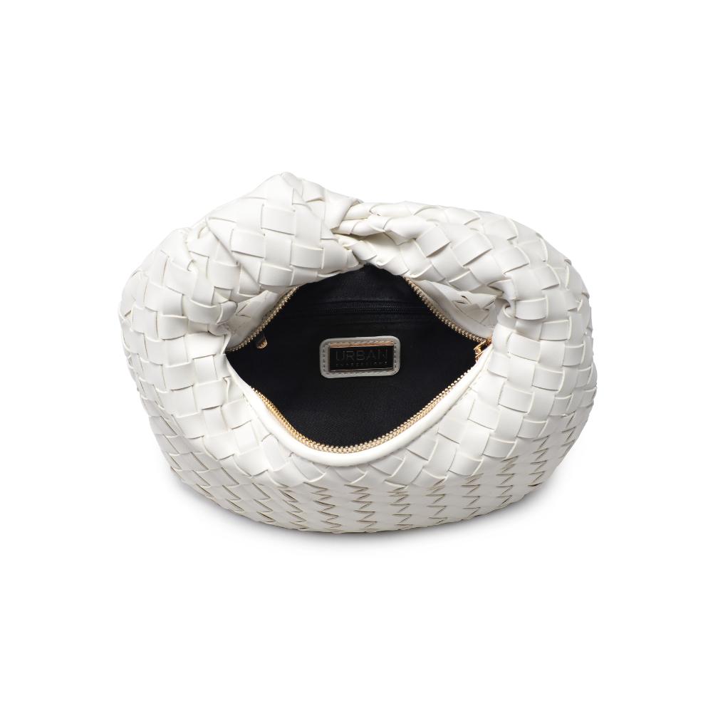 Product Image of Urban Expressions Tracy - Woven Clutch 840611155146 View 4 | Ivory