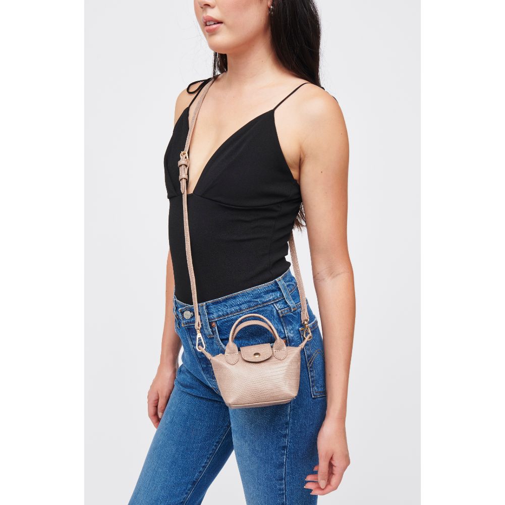 Woman wearing Natural Urban Expressions Hayley Mini Bag 840611185716 View 1 | Natural