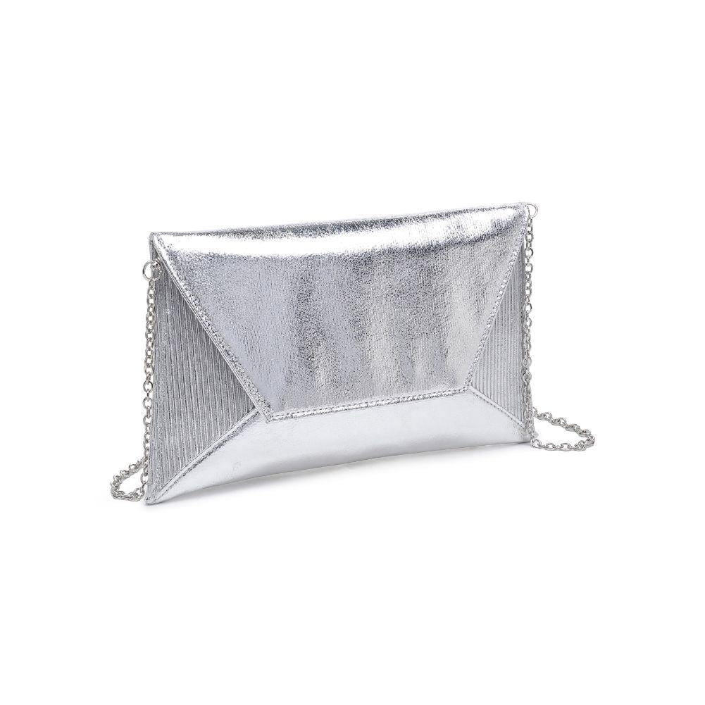 Product Image of Urban Expressions Cora Clutch 840611109750 View 6 | Silver