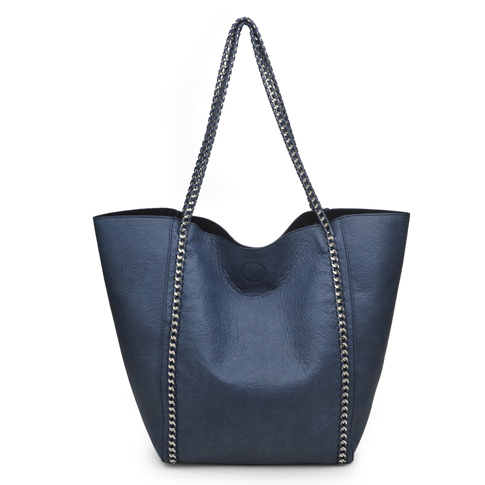 Product Image of Urban Expressions Matilda Tote NA-840611151476 View 3 | Navy