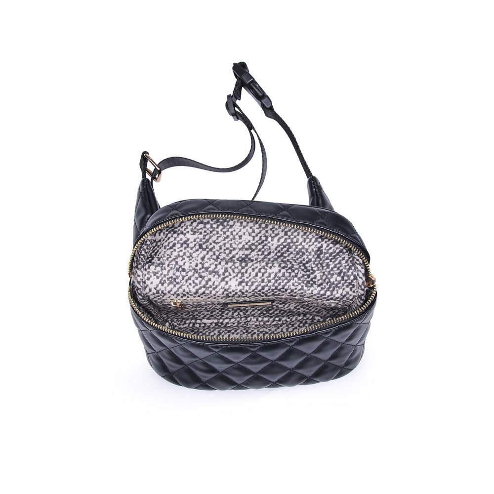 Woman wearing Black Urban Expressions Hawthorn Belt Bag NA-840611158574 View 9 | Black