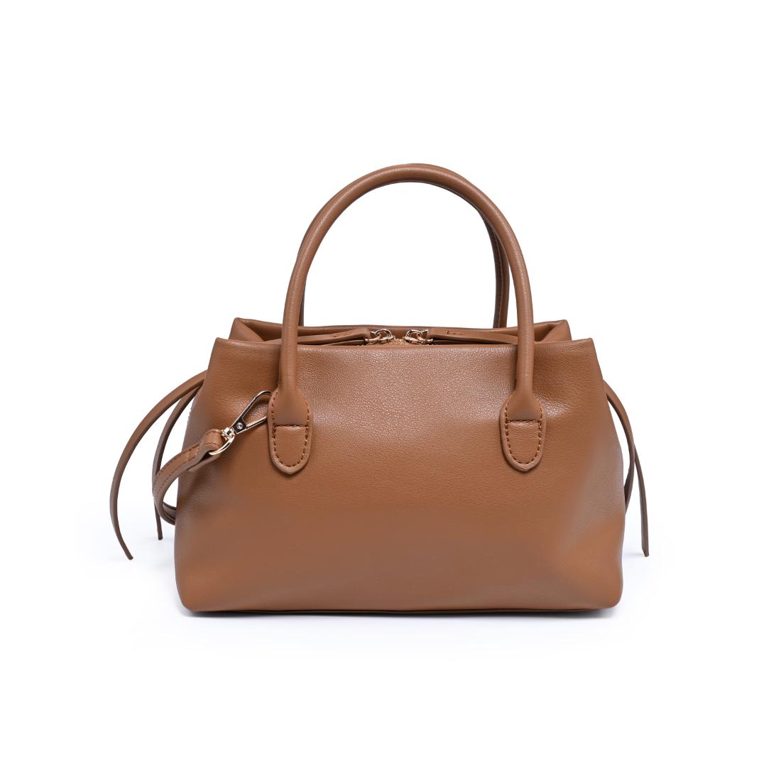 Woman wearing Camel Urban Expressions Logan Crossbody 840504205354 View 7 | Camel