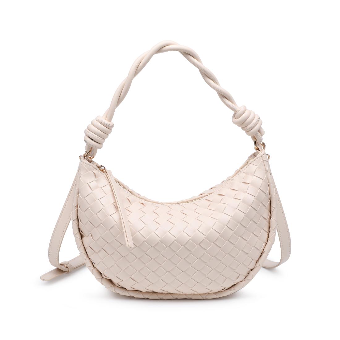 Woman wearing Ivory Urban Expressions Violet Hobo 840504206580 View 5 | Ivory