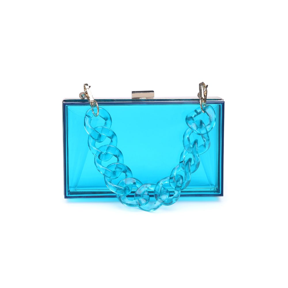 Product Image of Urban Expressions Lizzo Evening Bag 840611168375 View 3 | Blue