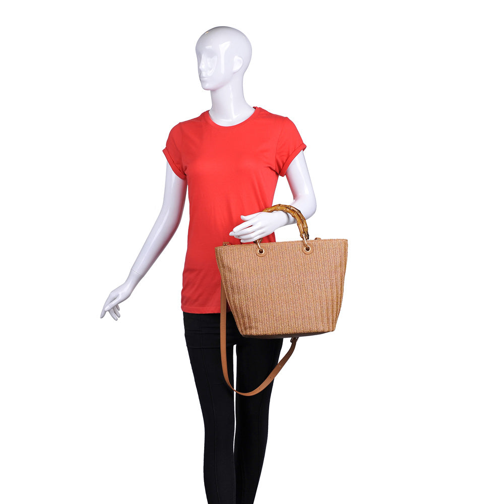 Product Image of Urban Expressions Cozumel Satchel NA-840611159328 View 5 | Tan