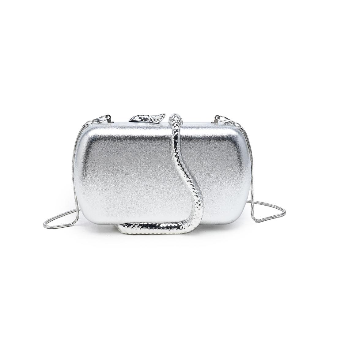 Urban Expressions Repuation Evening Bag 840504213045 View 3 | Silver