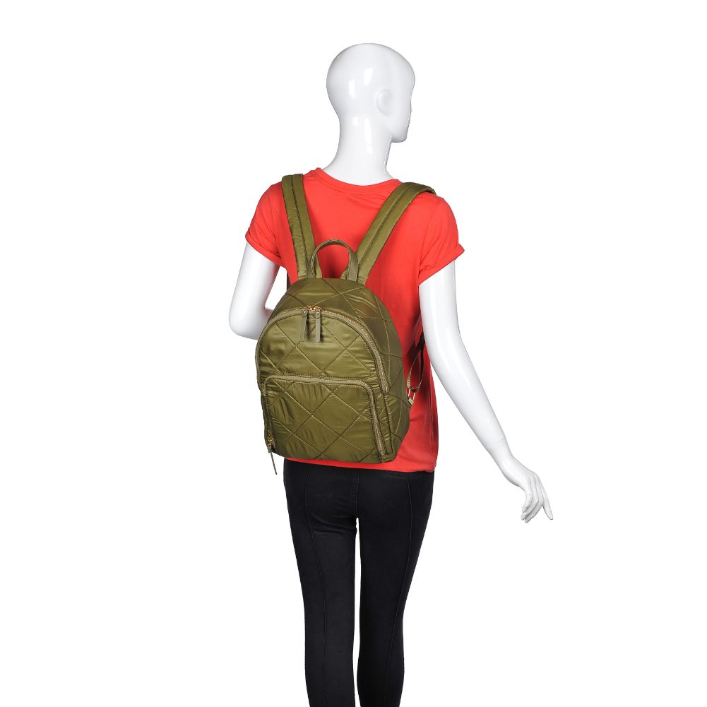 Product Image of Urban Expressions Elyse Backpack NA-840611164360 View 5 | Olive