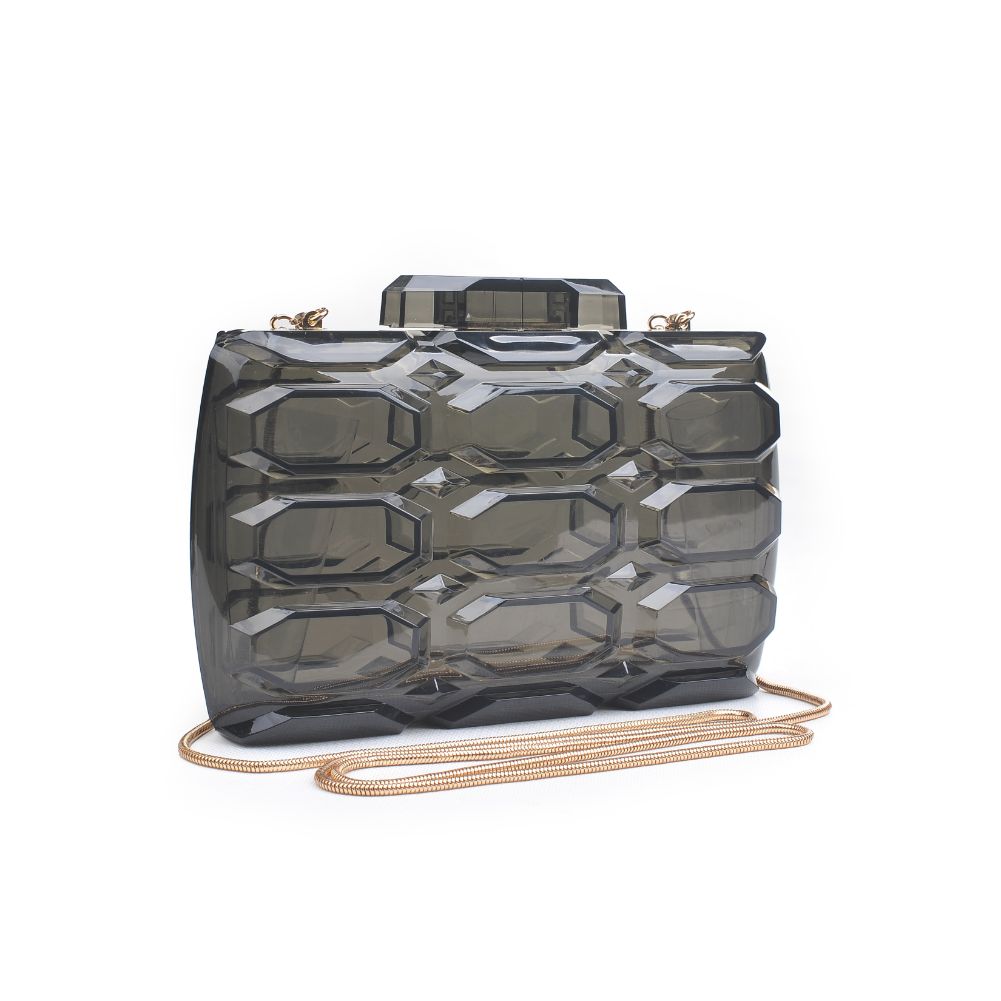 Product Image of Urban Expressions Rexha Evening Bag 840611171634 View 6 | Smoke