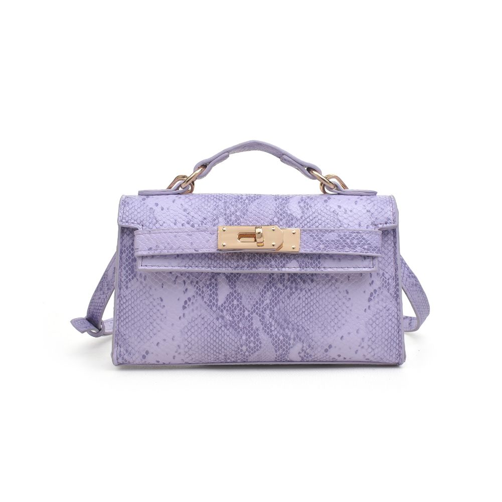 Product Image of Urban Expressions Georgina Snake Crossbody 840611171979 View 1 | Lilac