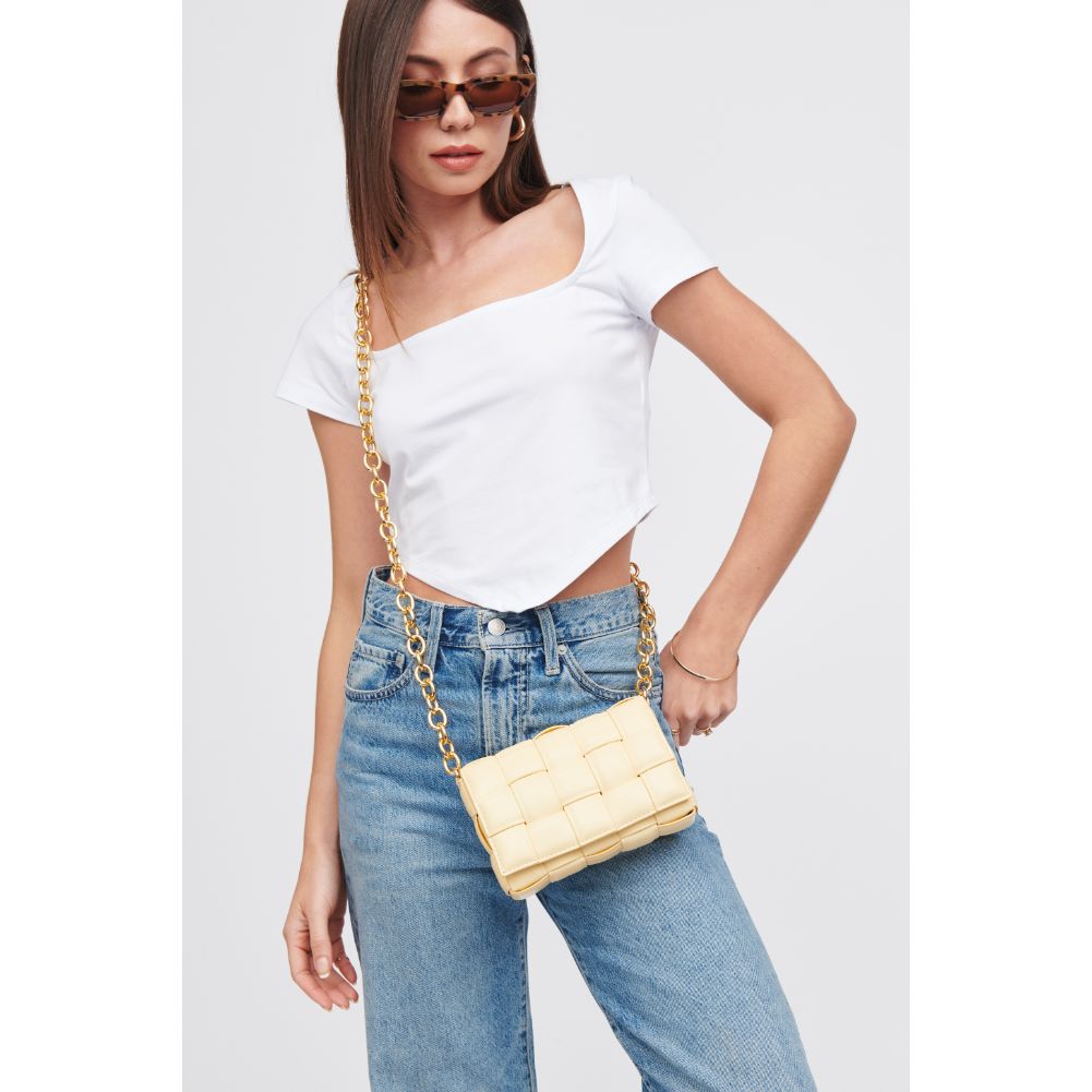 Woman wearing Buttercup Urban Expressions Holden Crossbody 818209018333 View 4 | Buttercup