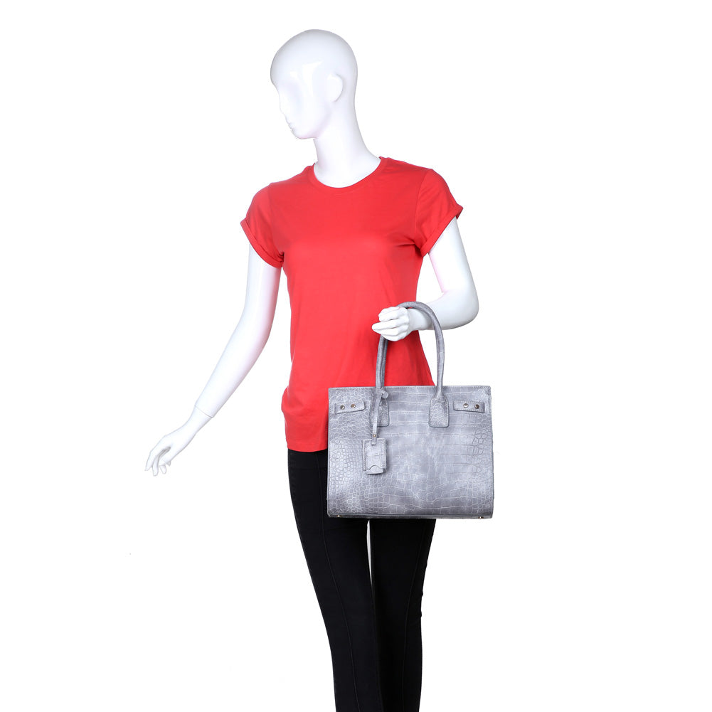Product Image of Urban Expressions Spears Tote NA-840611155535 View 5 | Slate