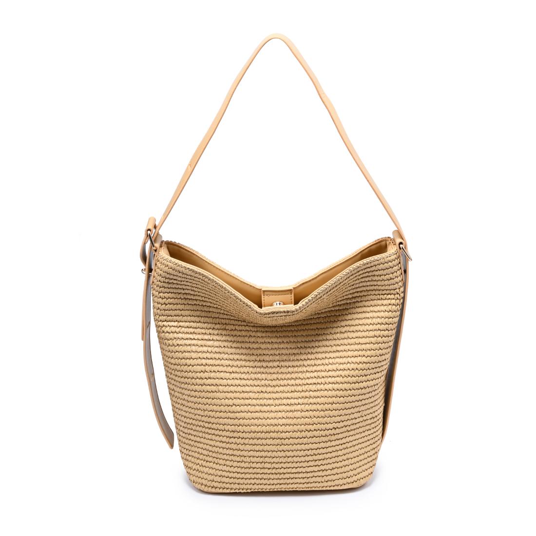 Urban Expressions Jessica - Straw Tote 840504204463 View 5 | Natural