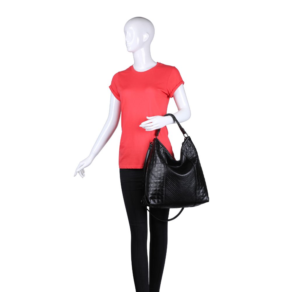 Product Image of Urban Expressions Ashton Hobo NA-840611165985 View 5 | Black