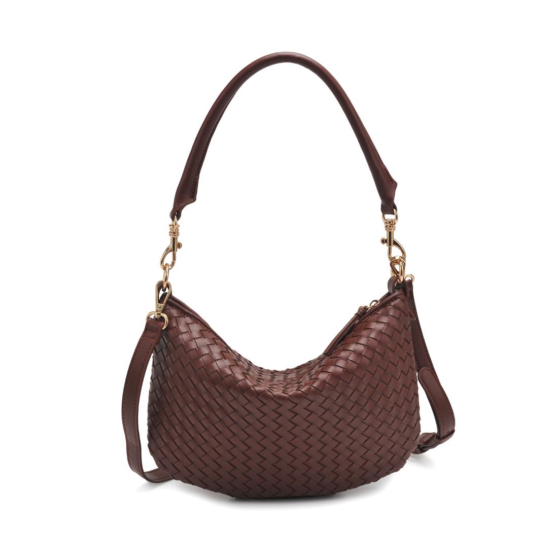 Urban Expressions Jordan - Woven Shoulder Bag 840504216428 View 3 | Chocolate