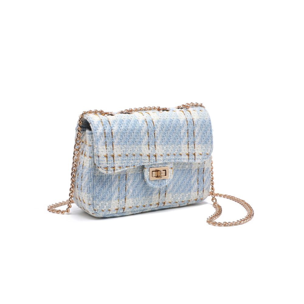 Woman wearing Blue Urban Expressions Camille Shoulder Bag 818209019729 View 6 | Blue