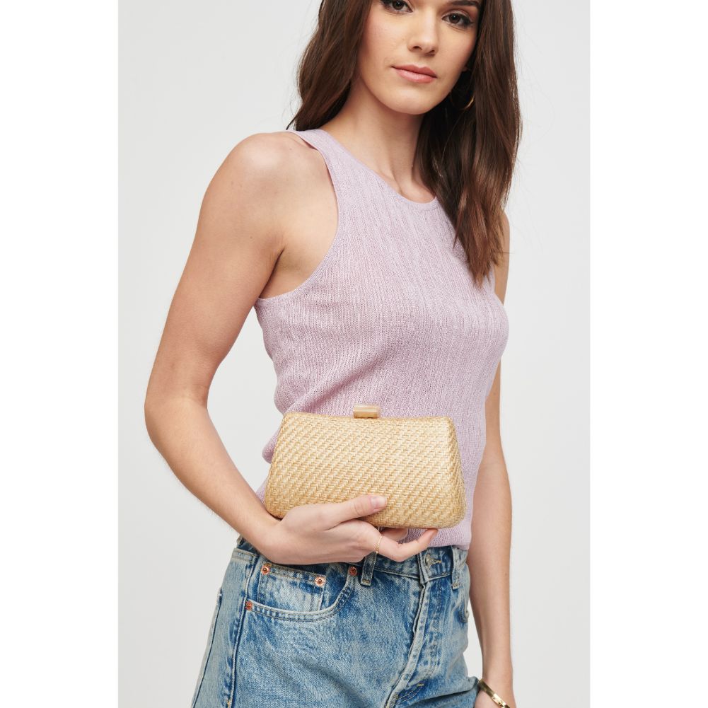 Woman wearing Natural Urban Expressions Winona Minaudiere 818209019095 View 4 | Natural