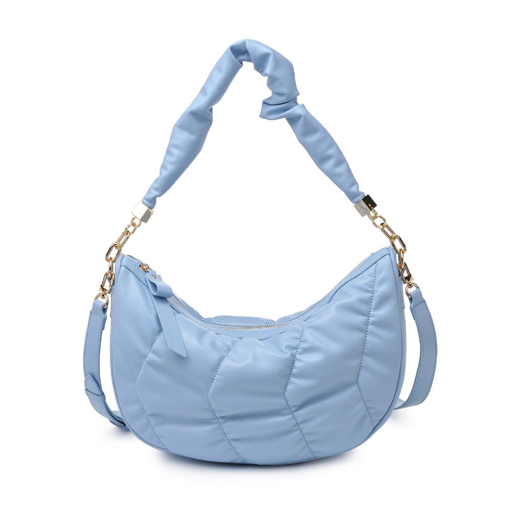Woman wearing Sky Blue Urban Expressions Whitney Crossbody 840611130594 View 5 | Sky Blue