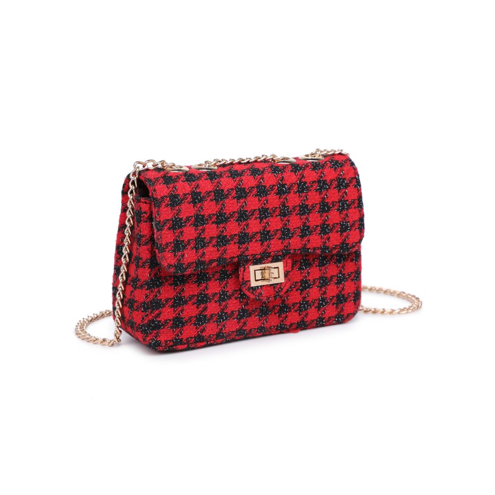 Woman wearing Red Black Urban Expressions Camille Shoulder Bag 840611120588 View 6 | Red Black