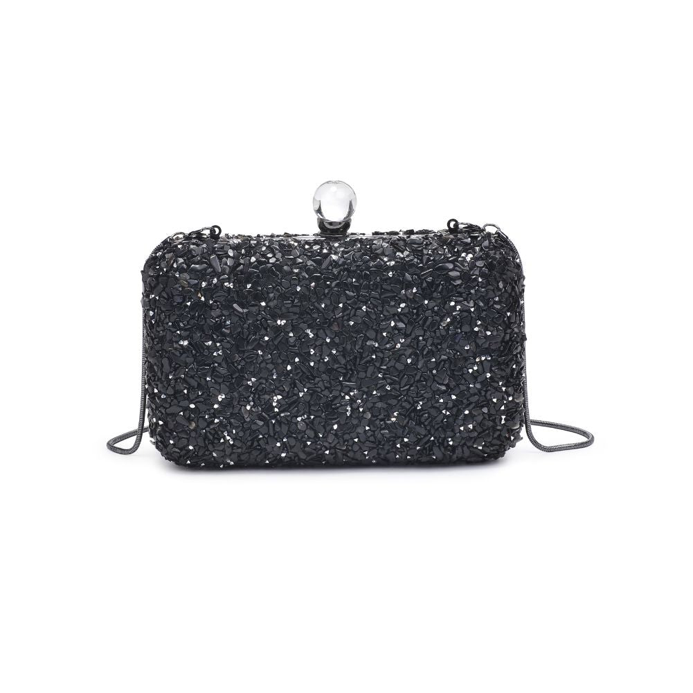 Woman wearing Black Urban Expressions Penelope Evening Bag 840611114082 View 5 | Black