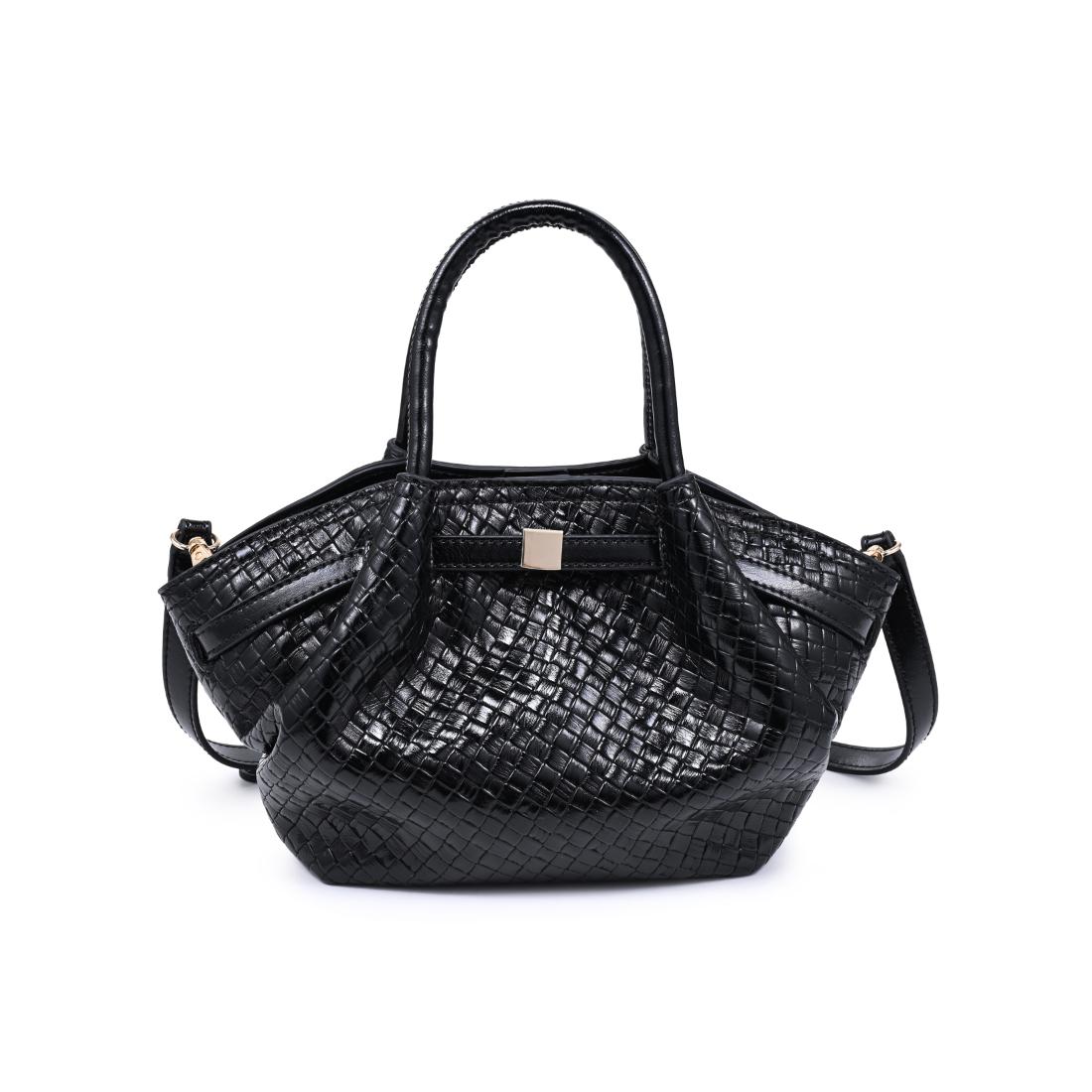 Urban Expressions Selena - Embossed Woven Crossbody 840504214080 View 5 | Black