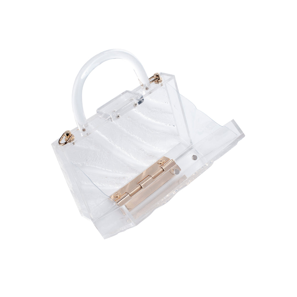 Product Image of Urban Expressions Diana Evening Bag 840611177308 View 8 | Clear