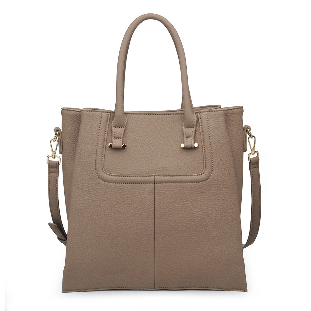 Product Image of Urban Expressions Dante Tote NA-840611150653 View 1 | Taupe