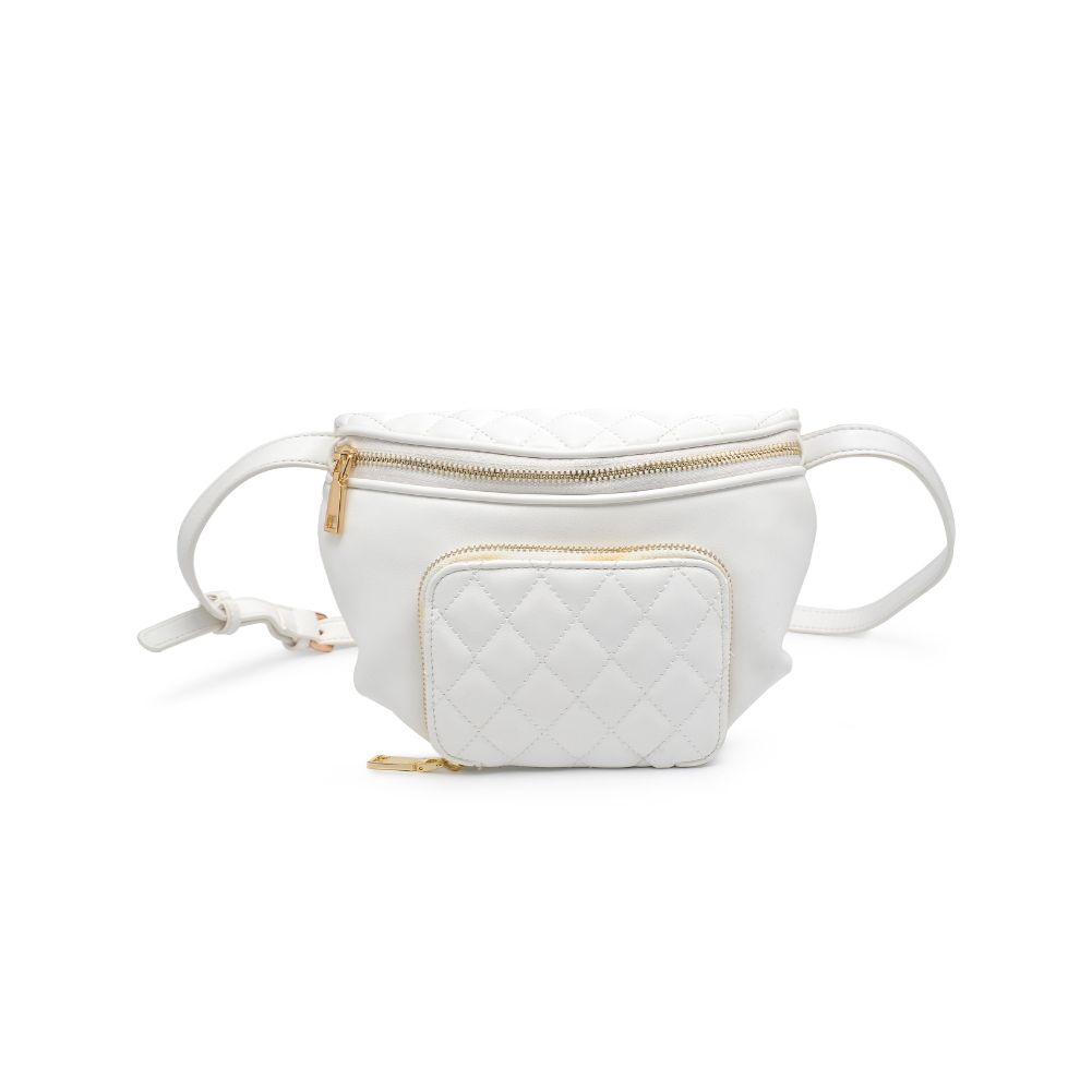 Product Image of Urban Expressions Via Lucia Belt Bag 840611102164 View 5 | White