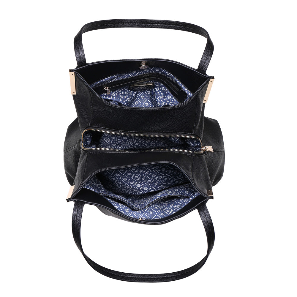 Product Image of Urban Expressions Everly Hobo NA-840611161710 View 4 | Black