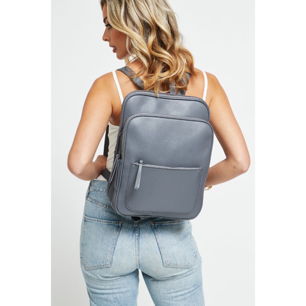 Woman wearing Carbon Urban Expressions Carly Backpack 840611174437 View 1 | Carbon