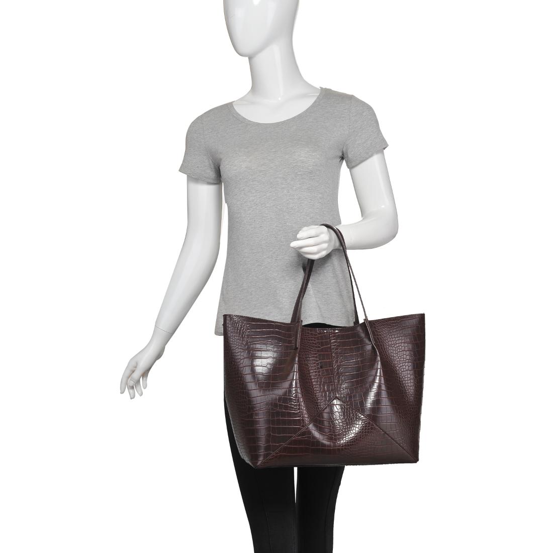 Product Image of Urban Expressions Vita Tote 840611199317 View 5 | Chocolate