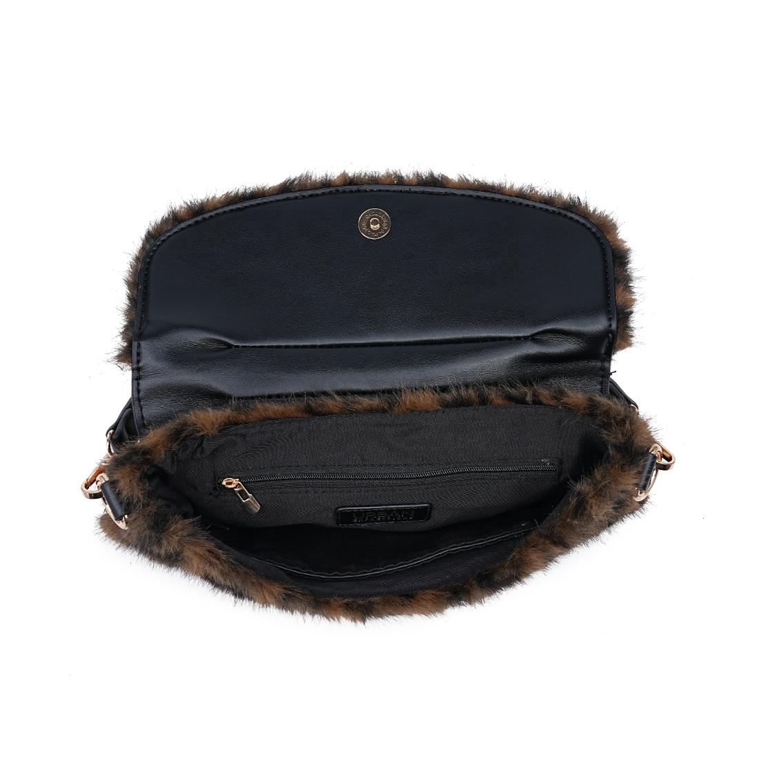Urban Expressions Hollee - Fur Shoulder Bag 840504210648 View 4 | Leopard