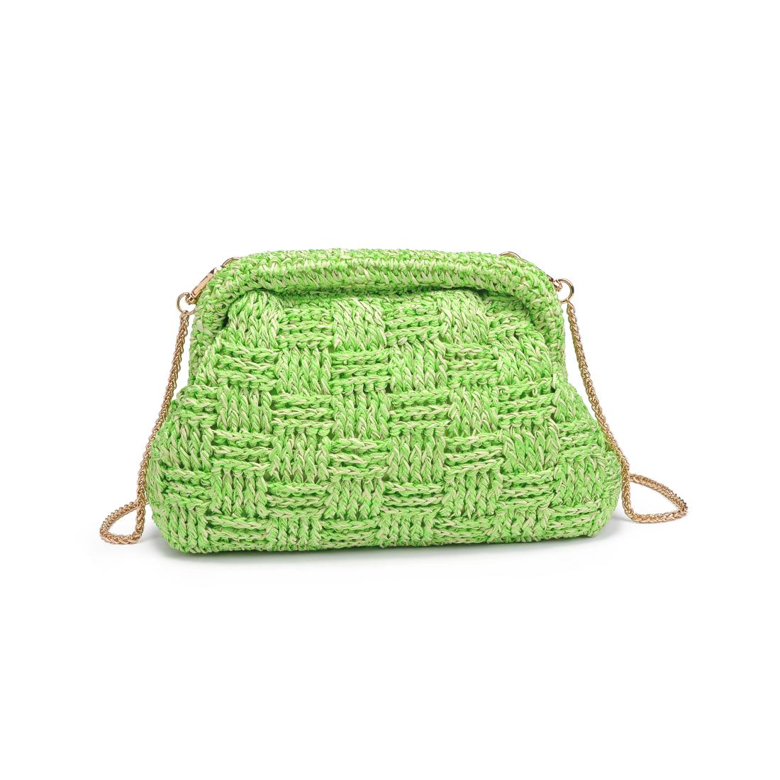 Product Image of Urban Expressions Annie Clutch 840611149381 View 5 | Lime