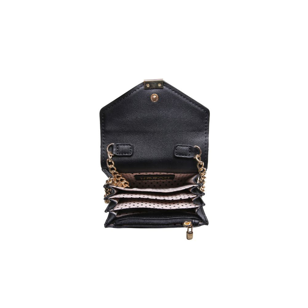 Product Image of Urban Expressions Jasmine - Croc Crossbody 840611165305 View 4 | Black