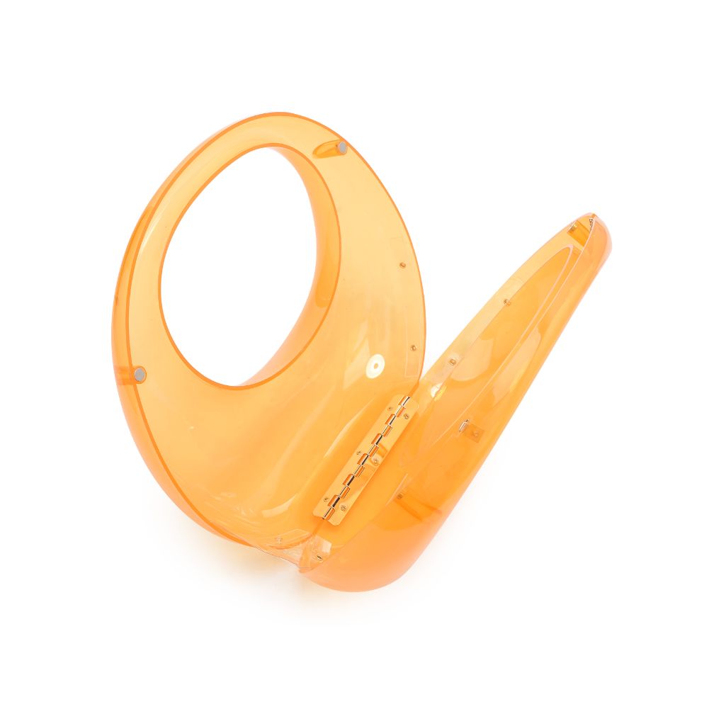 Woman wearing Neon Orange Urban Expressions Bess Evening Bag 840611116956 View 9 | Neon Orange