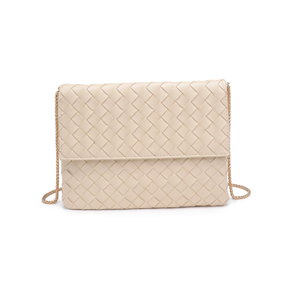 Woman wearing Oatmilk Urban Expressions Ivy Clutch 840611133328 View 5 | Oatmilk