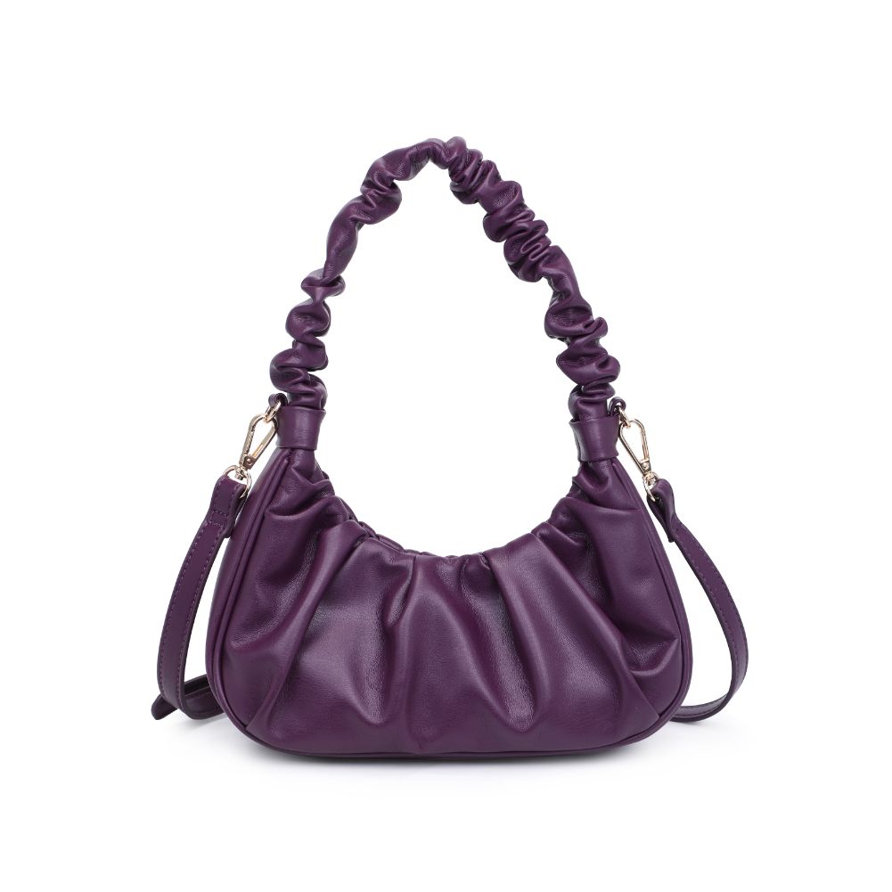 Product Image of Urban Expressions Oliveta Shoulder Bag 840611183156 View 7 | Eggplant