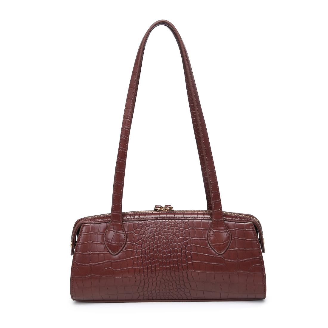 Product Image of Urban Expressions Nessa Shoulder Bag 840611199737 View 7 | Chocolate