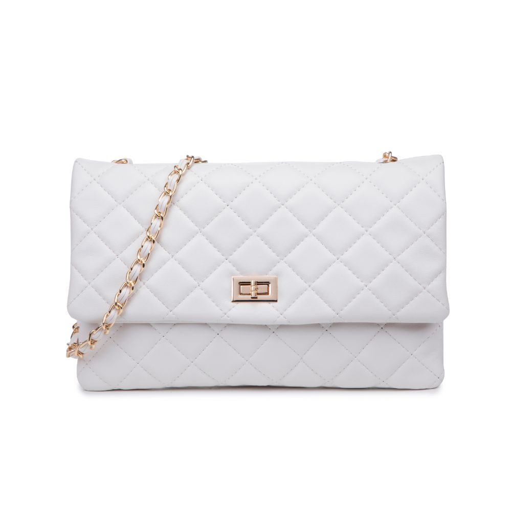 Product Image of Urban Expressions Isabella Crossbody 840611180049 View 5 | White