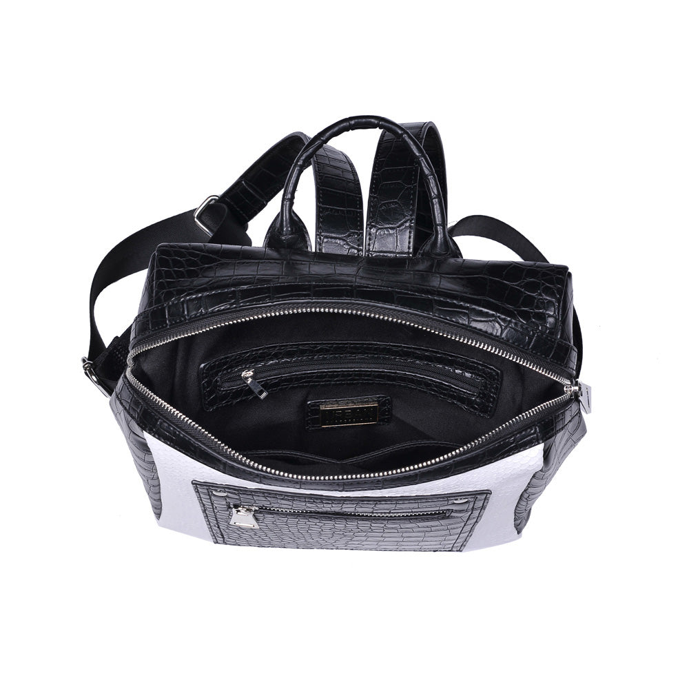 Product Image of Urban Expressions Jude Backpack 840611160492 View 4 | Black White