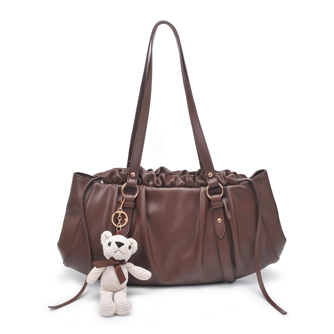 Product Image of Urban Expressions Pattington Shoulder Bag 840611199119 View 5 | Chocolate