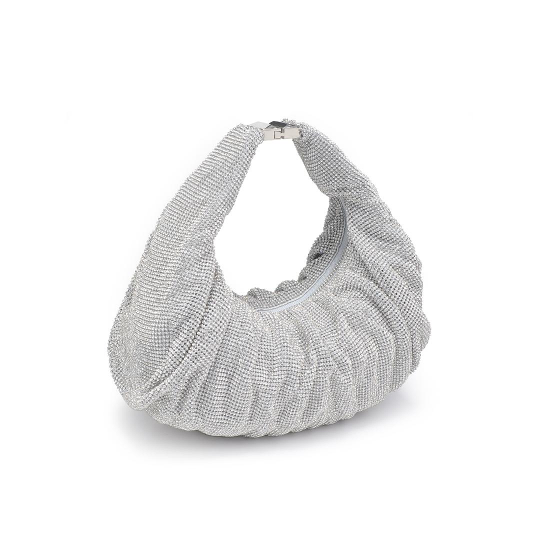 Product Image of Urban Expressions Arianna Evening Bag 840611160485 View 6 | Silver