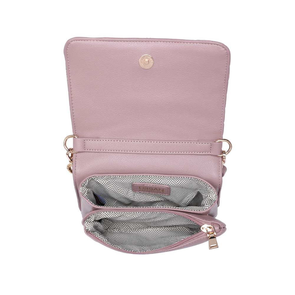 Product Image of Urban Expressions Genny - Chevron Stitch Crossbody 818209017183 View 4 | Mauve