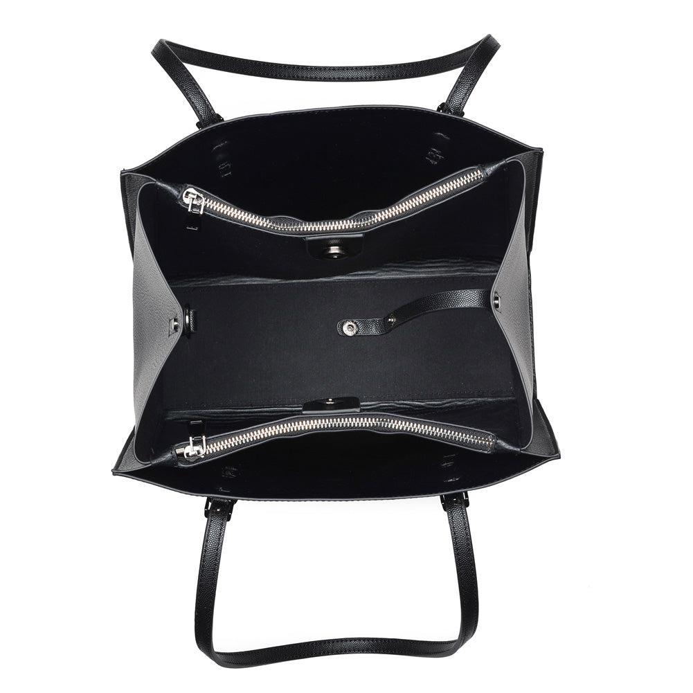 Product Image of Urban Expressions Tia Tote NA-840611150028 View 4 | Black