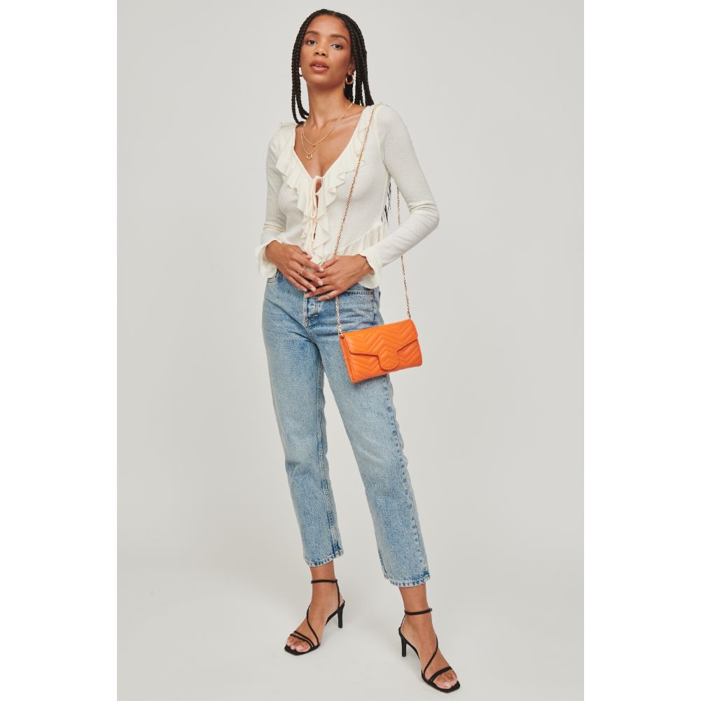 Woman wearing Clementine Urban Expressions Gabriella Crossbody 840611110251 View 2 | Clementine